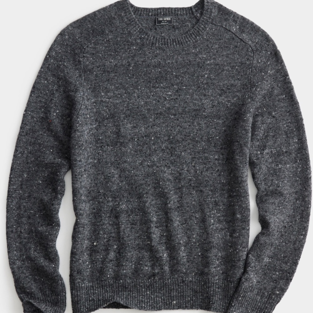 Todd Snyder Cashmere Donegal Crewneck Sweater